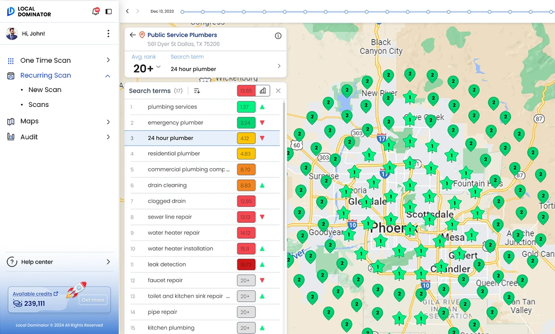 screenshot of Local Dominator